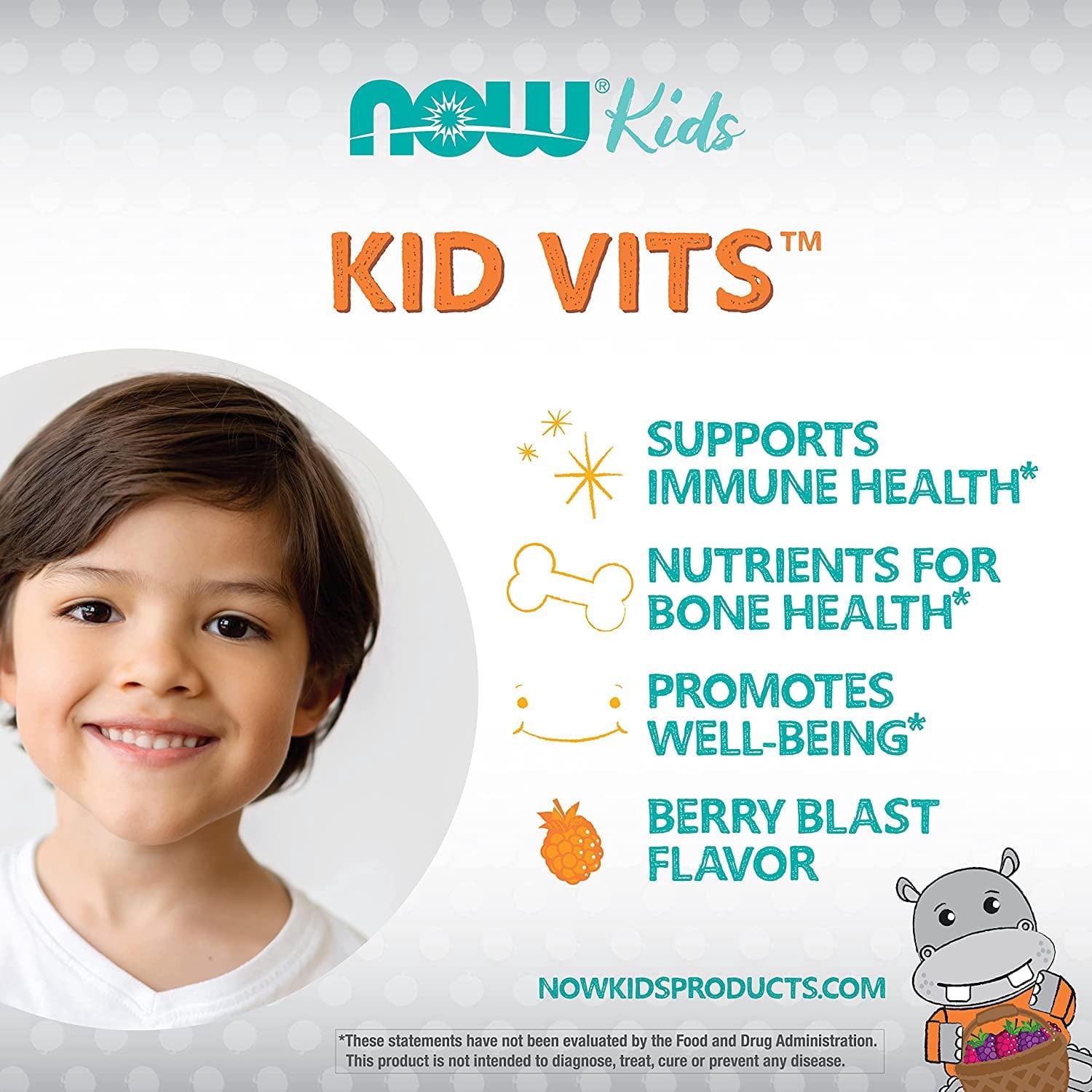 Kid Vits Berry Lemonade - 120 Chewable Tablets