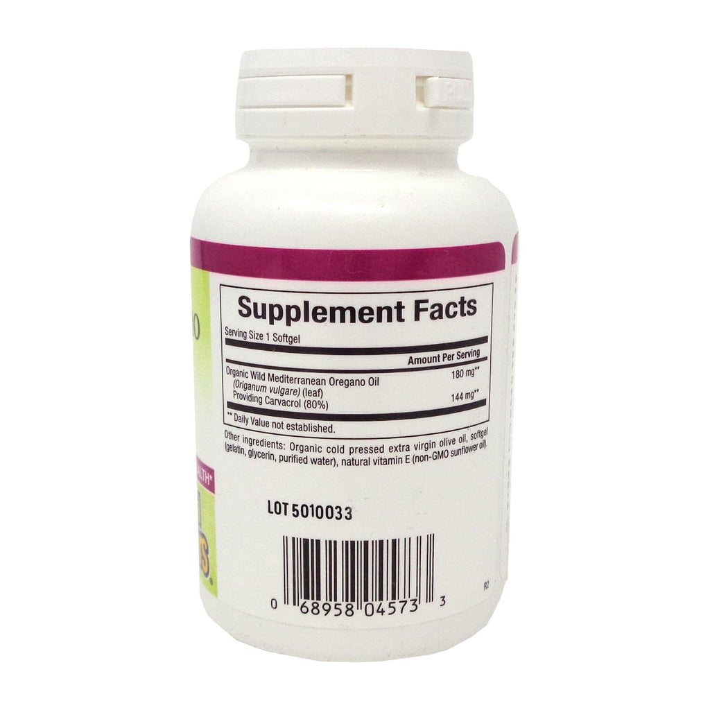 Natural Factors Oil of Oregano 180 mg, Helps Maintain Good Health with Extra Virgin Olive Oil, 30 Softgels