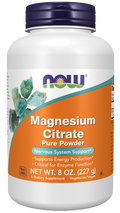NOW Foods Mag Citrate Powder 8 OZ