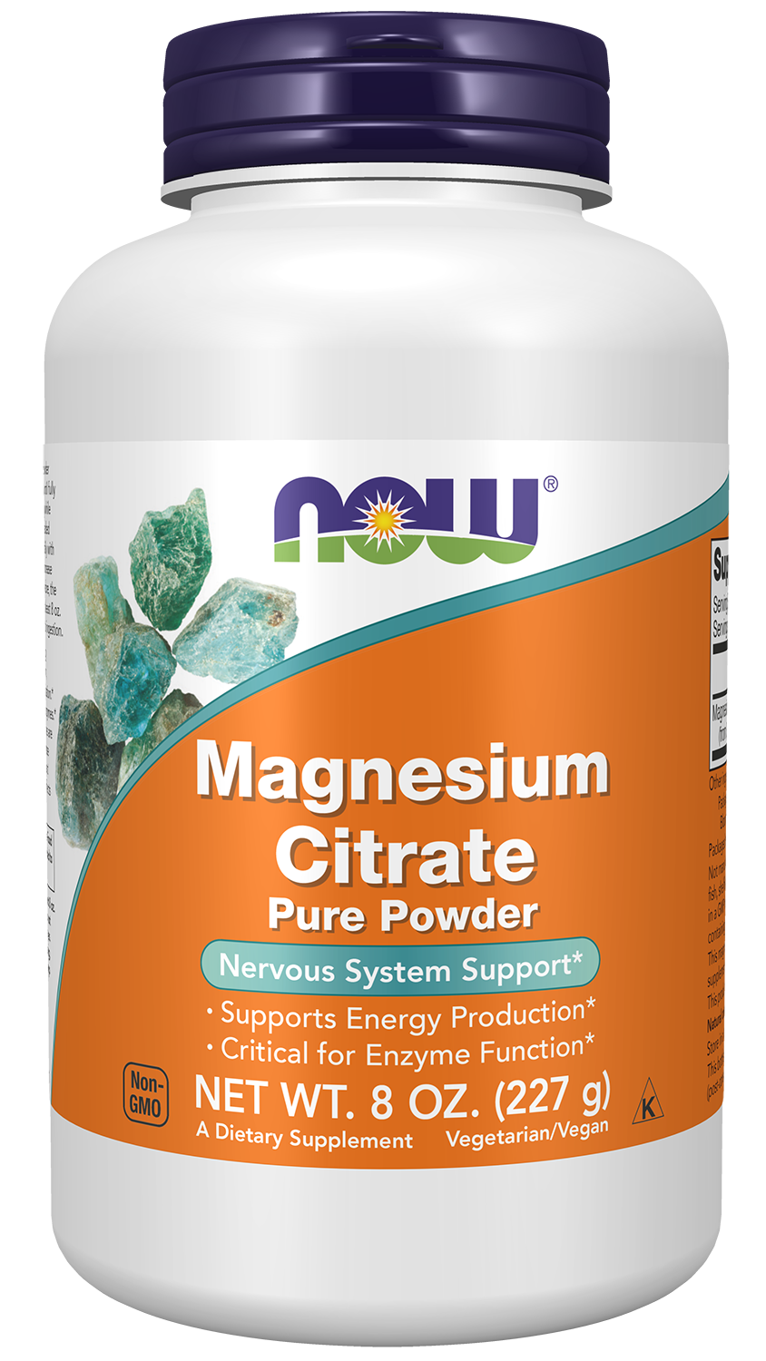 NOW Foods Mag Citrate Powder 8 OZ