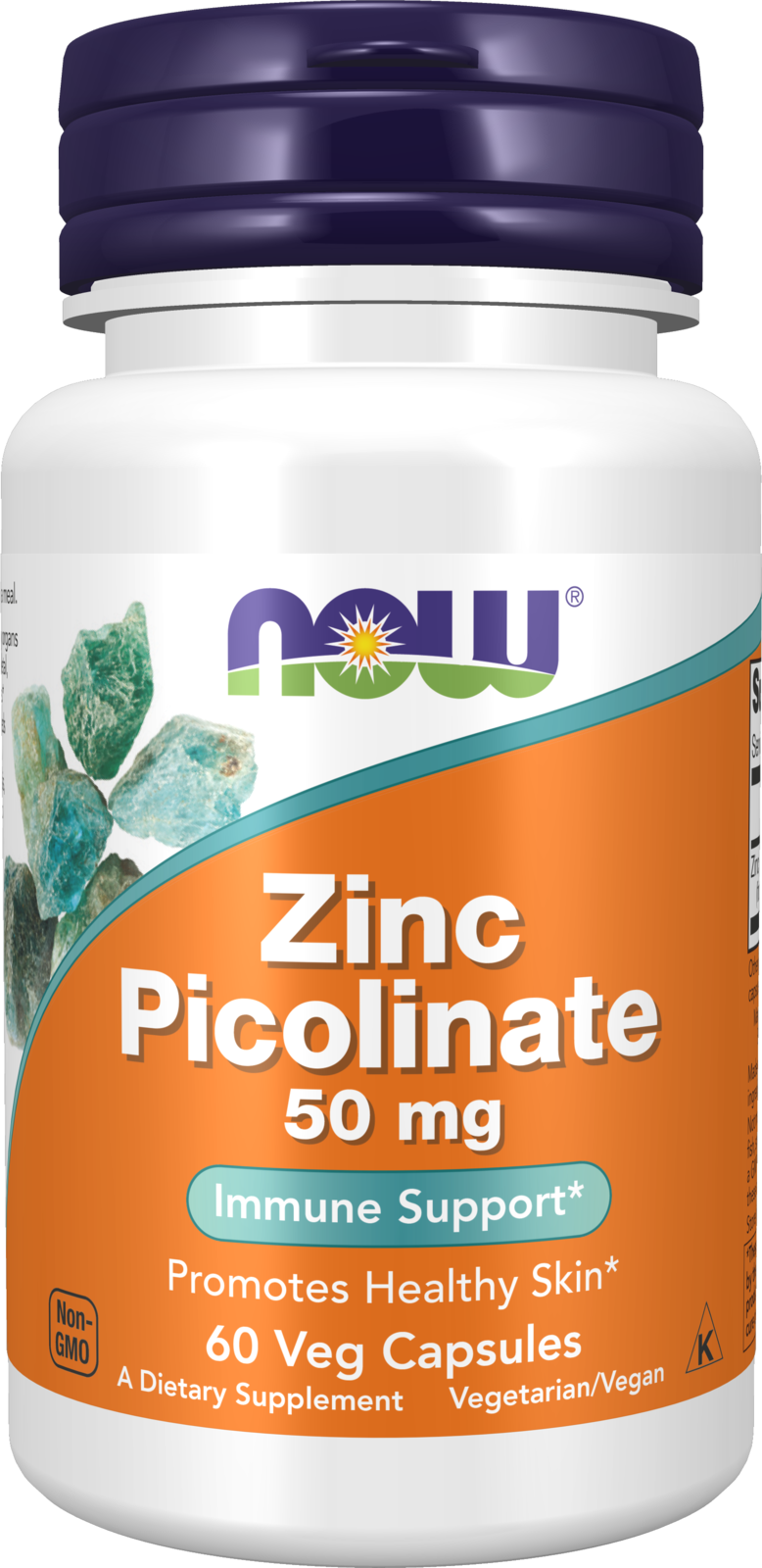 NOW Foods Zinc Picolinate 50mg 60 VC