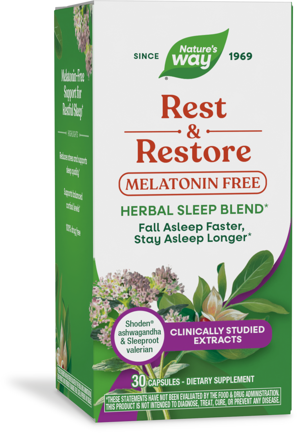 Nature's Way Rest and Restore 30 vcaps