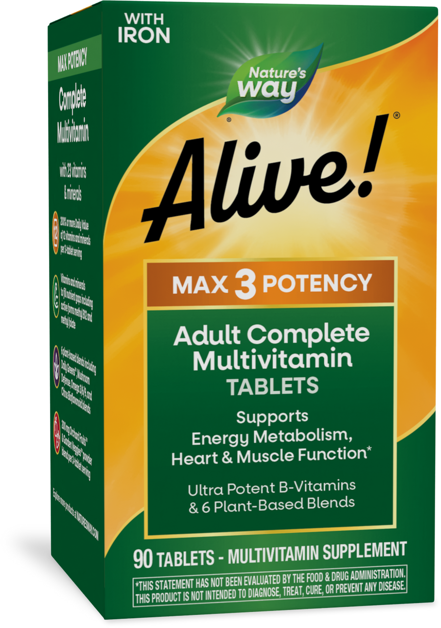 Nature's Way Alive! MAX3 Potency Multi 90 tablets