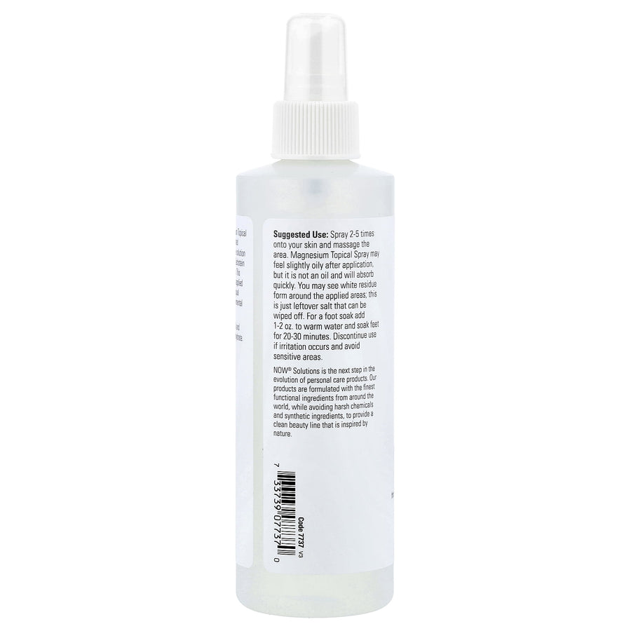 NOW Foods Solutions, Magnesium Topical Spray, 8 fl oz (237 ml)