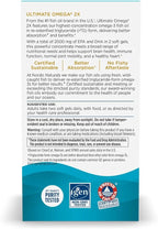 Nordic Naturals Ultimate Omega 2X, 2150mg Fish Oil, Lemon - 60 Count