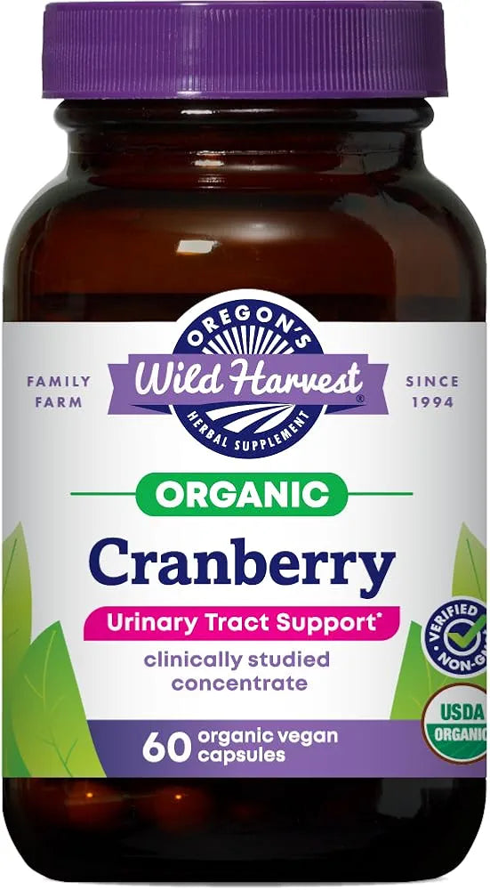 Oregon's Wild Harvest Organic Cranberry Urinary Tract Support