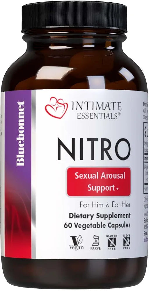 Bluebonnet Intimate Essentials Nitro L-Arginine, 60 Capsules