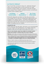 Nordic Naturals Ultimate Omega, 1280mg Omega-3 Fish Oil, Lemon - 60 Count