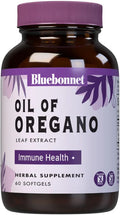BlueBonnet Oil of Oregano Leaf Extract 10:1 150 mg - Sustainably Wild Crafted Herbal Supplement for Immune Support - Oregano Oil Capsules for Wellness & Immunity - Non-GMO, Gluten Free - 60 Softgels