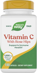 Nature's Way Vitamin C-500 with Rose HIPS; 1000 mg per Serving; 100 Capsules