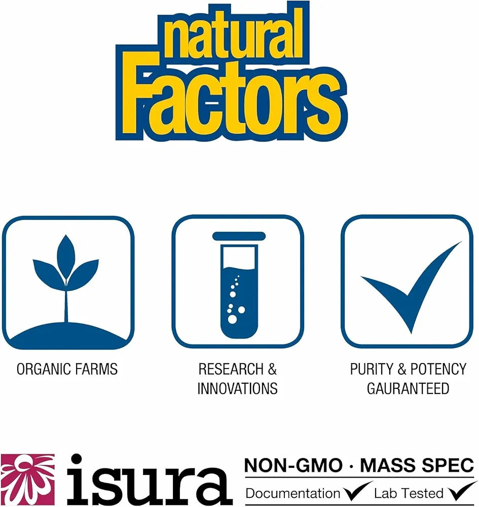 Lung, Bronchial & Sinus Health by Natural Factors, Natural Supplement for Respiratory Health and Easy Breathing, 45 tablets 