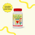 CHILDLIFE ESSENTIALS Multivitamin Gummies for Kids, Strawberry, 90 Count