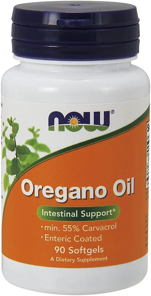 "Now Foods Oregano Oil Enteric Coated Softgels 90 Capsules "