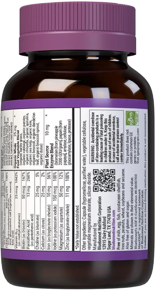 Bluebonnet Maxi One Iron Caplets, 30 Count