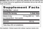 Country Life Quercetin 500mg Capsules with Vitamin D3 800 IU – Immune Support Supplement for Adults – Daily Immune Boosters – Quercetin Immune System Boost, 90 Capsules