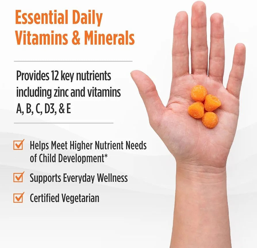 Nordic Naturals Nordic Berries, Cherry Berry - 120 Gummy Berries - Great-Tasting Multivitamin for Ages 3+ - Growth, Development, Optimal Wellness - Non-GMO, Vegetarian - 30 Servings