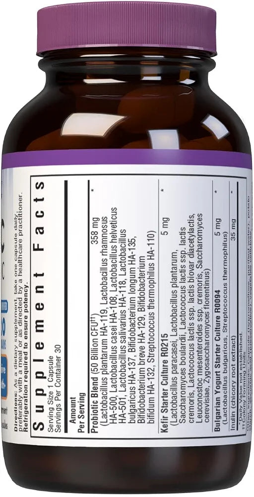 Bluebonnet Nutrition Advanced Choice Single Daily Probiotic 50 Billion , 30 Count
