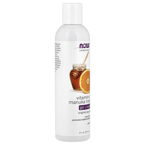 NOW Foods Vitamin C & Manuka Honey Gel Cleanser 8 fl oz Liq