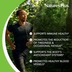 NaturesPlus Vitamin C 1000 mg with Rose Hips - 60 Sustained Release Tablets - Supports Immune Health, Energy & Antioxidant Protection - Vegetarian, Gluten Free - 60 Servings