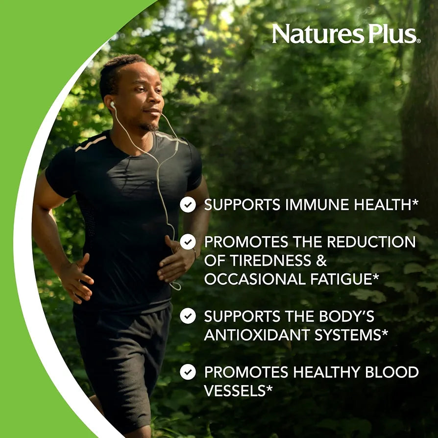 NaturesPlus Vitamin C 1000 mg with Rose Hips - 60 Sustained Release Tablets - Supports Immune Health, Energy & Antioxidant Protection - Vegetarian, Gluten Free - 60 Servings