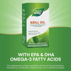 Nature's Way Krill Oil, Supports Cardiovascular and Joint Health*, 100% Pure Omega-3, 30 Softgels 
