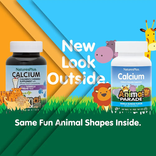 Source of Life Animal Parade Calcium - Children's Chewable by Nature's Plus - 90
