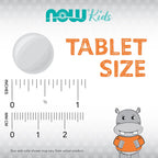 NOW Kids Supplements, Kid Vits Multivitamin, Juicy Orange, 120 Chewable Tablets