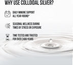 Sovereign Silver Immune Support, Colloidal Silver, 32 fl oz 
