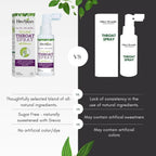 HERBION Naturals Throat Spray, Soothes Respiratory Discomfort with the Power of English Ivy, Marshmallow, and Echinacea extracts for Adults and Children, 2 Fl Oz, Pack of 1