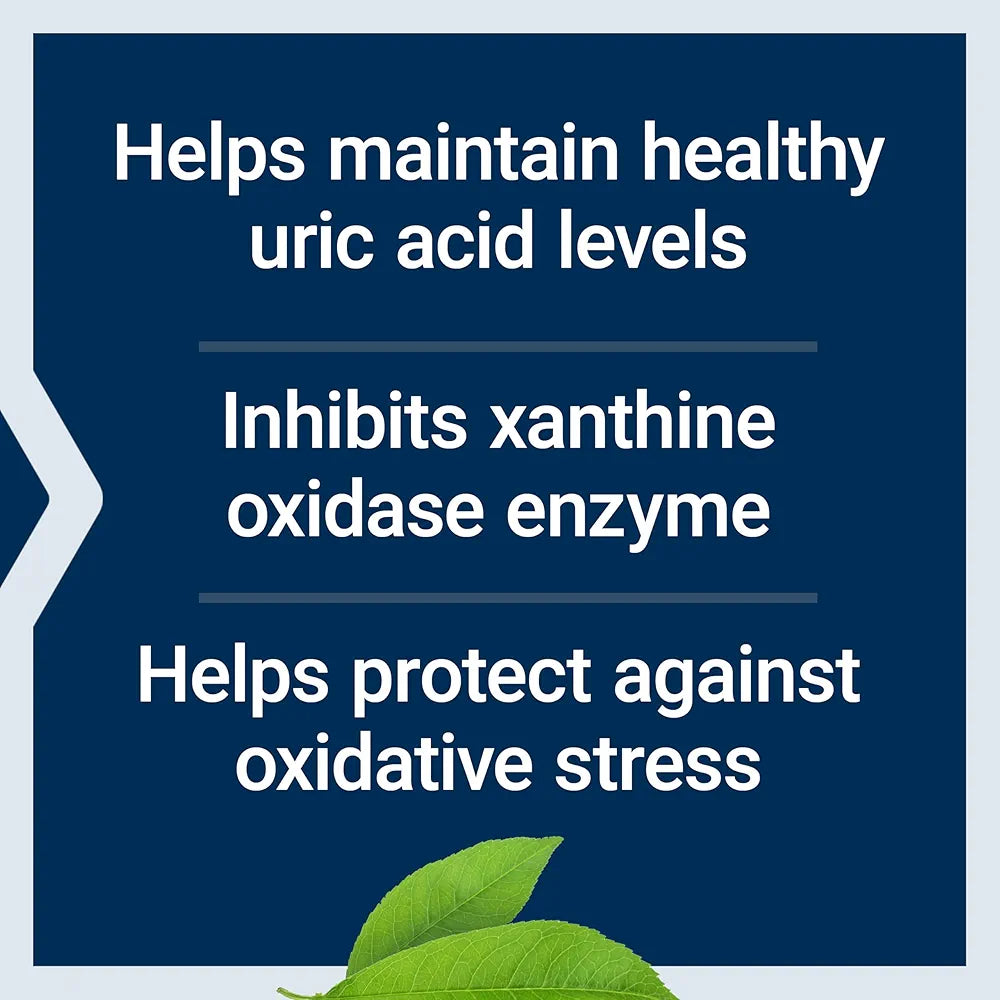 Life Extension Uric Acid Control, Promotes Healthy uric Acid Balance, Joint Health, discomfort Relief, Gluten Free, Non-GMO, Vegetarian, 60 Capsules