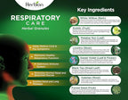 HERBION Naturals Respiratory Care Herbal Granules, Natural Mint Flavor, Soothing Hot Drink, Promotes Respiratory Health & Seasonal Wellness, 10 Count 