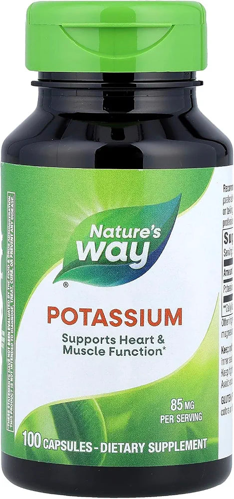 Natures Way Potassium Chelate Complex - 100 Capsules