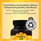 Country Life CORE Daily-1 Multivitamin for Men 50+ - Gluten-Free, Energy Support with Coenzymated B Vitamins, Probiotics, Whole Food and Digestive Enzymes, Certified Gluten Free, 60 Tablets