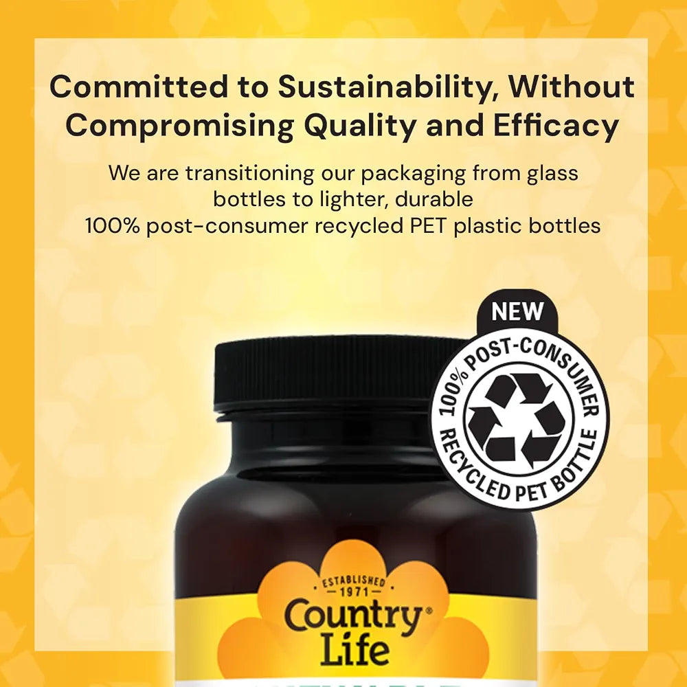 Country Life Women’s Core 1 Daily Multivitamin with Iron, Cranberry, Probiotics, and Digestive Enzymes-Certified Gluten-Free Formula for Energy, Immune Support and Complete Digestive Health,60 Tablets