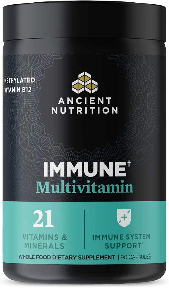 Ancient Nutrition Multivitamin for Immune Support, 90 Capsules