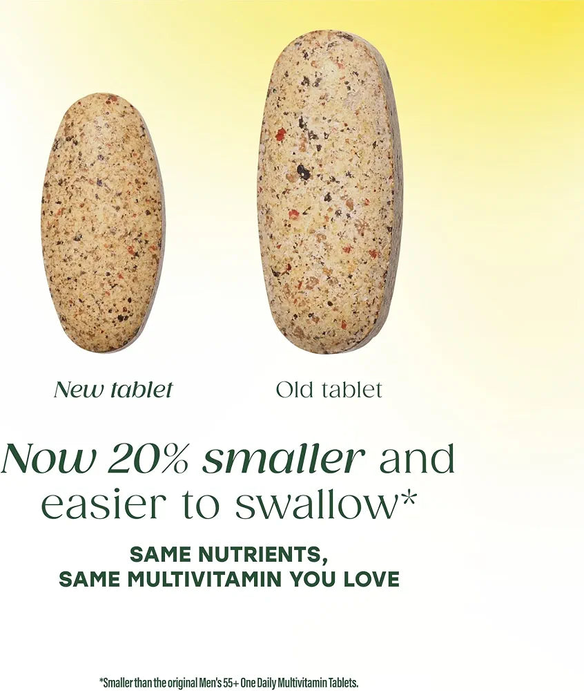 MegaFood Multivitamin for Men 55+ One Daily Mens Multivitamins, Methylated B12, Vitamin D3, C & Zinc - Healthy Aging, Bone & Muscle Health & Immune Support - Vegetarian - 90 Tablets