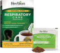 HERBION Naturals Respiratory Care Herbal Granules, Natural Mint Flavor, Soothing Hot Drink, Promotes Respiratory Health & Seasonal Wellness, 10 Count 