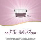 Nature's Way Umcka Cold and Flu Relief Syrup, Fever*, Sore Throat, Cough, Congestion, Body Aches*, Homeopathic, Phenylephrine Free, 0.05% Alcohol, Berry Flavored, 4 Fl Oz 