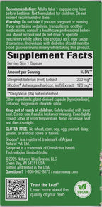 Nature's Way Rest & Restore, Melatonin-Free Sleep Supplement*, Vegan, 30 ct