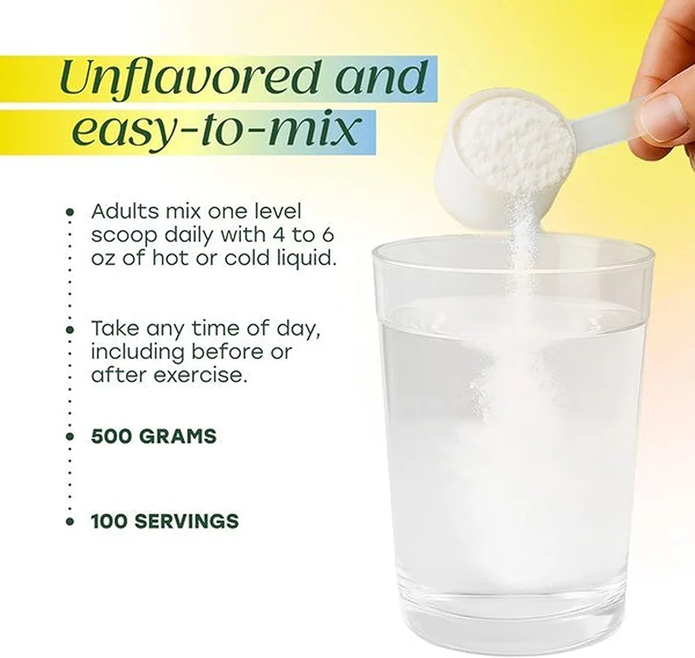 MegaFood Micronized Creatine Monohydrate Powder, Unflavored, 500 Grams