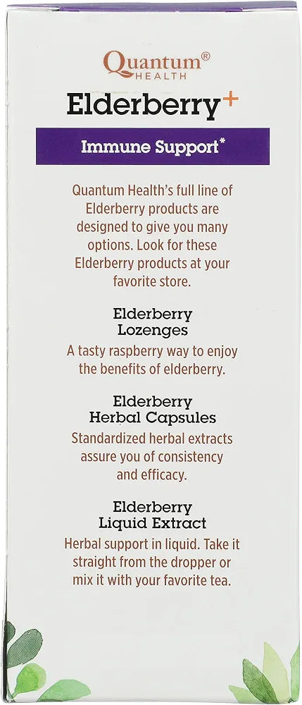 Quantum Elderberry-C Immune Support Syrup, 4 oz