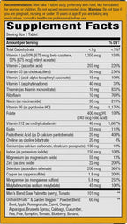Nature's Way Alive! Men's Once Daily Ultra Potency Multivitamin Tablets, Complete High Potency Men's Daily Vitamin Promotes Heart & Muscle Function*, B-Vitamins, Zinc and Antioxidants, 60 Tablets