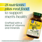 MegaFood One Daily Mens Multivitamins - Multivitamin for Men - Vitamin C, Vitamin D3 & Vitamin B12 - Muscle, Energy Metabolism & Immune Support - Vegetarian, Gluten Free - 60 Tablets, 60 Servings