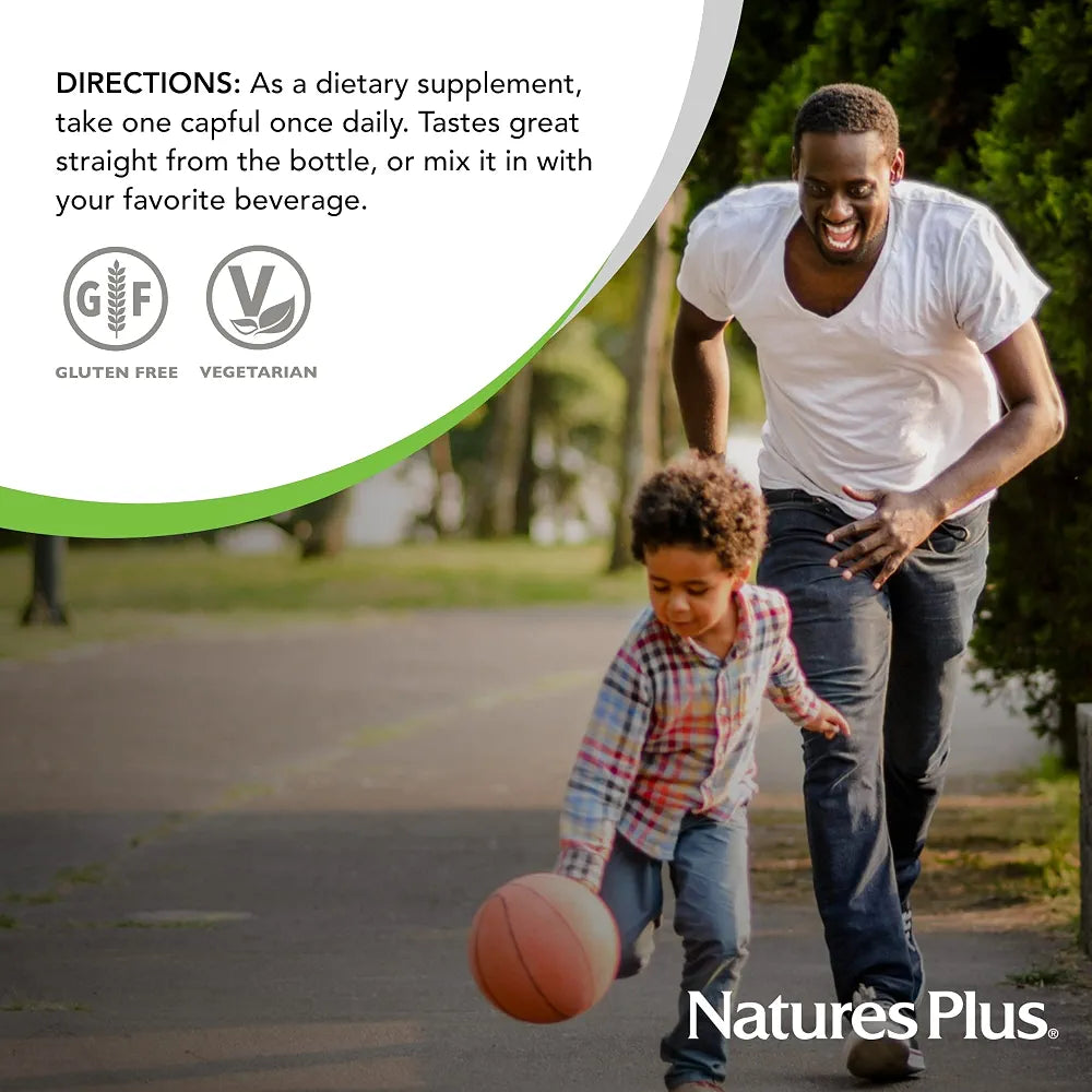 NaturesPlus Source of Life GOLD Multivitamin Liquid - 8 oz - With Vitamins D3, B12 & K2 - Blood, Bone & Immune Support - Vegetarian & Gluten Free - 8 Servings