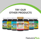 NaturesPlus Animal Parade Gold Multivitamin Children’s Chewables - Cherry Flavor - 60 Chewable Animal-Shaped Tablets - with Vitamin D3, K2 & Probiotics - 30 Servings