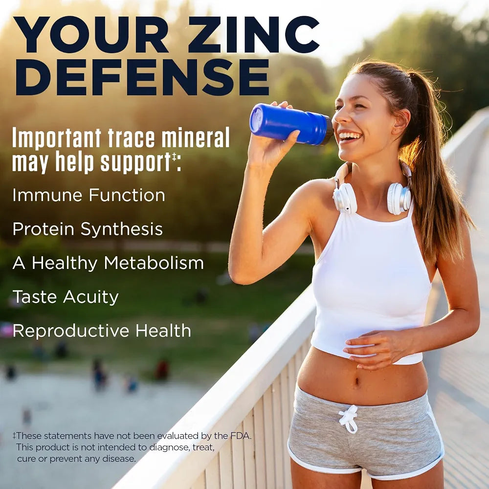 KAL Zinc 15mg Plus Betaine HCl and Trace Minerals - Zinc Supplements for Men and Women - Immune Support, Cellular Function, Skin Health Support - Vegan, Gluten Free, Ideal for Daily Use - 100 Tablets