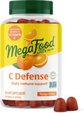 MegaFood C Defense Vitamin C Gummies, Immune Support, Tangy Citrus, 70 Ct