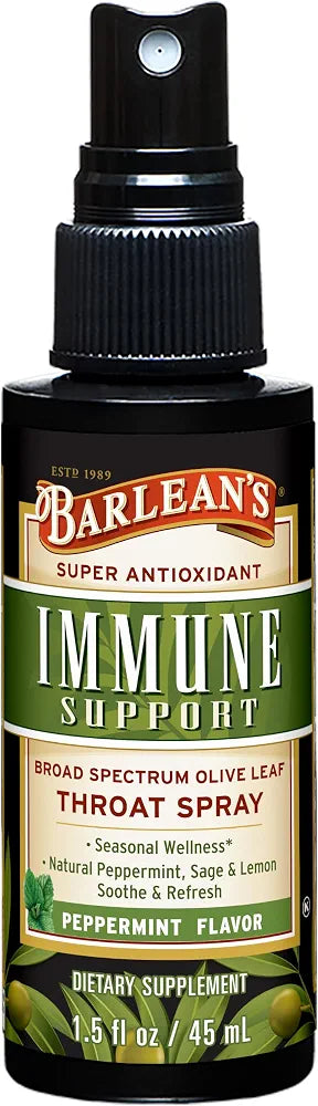 Barlean's Olive Leaf Complex Throat Spray, 1.5 oz