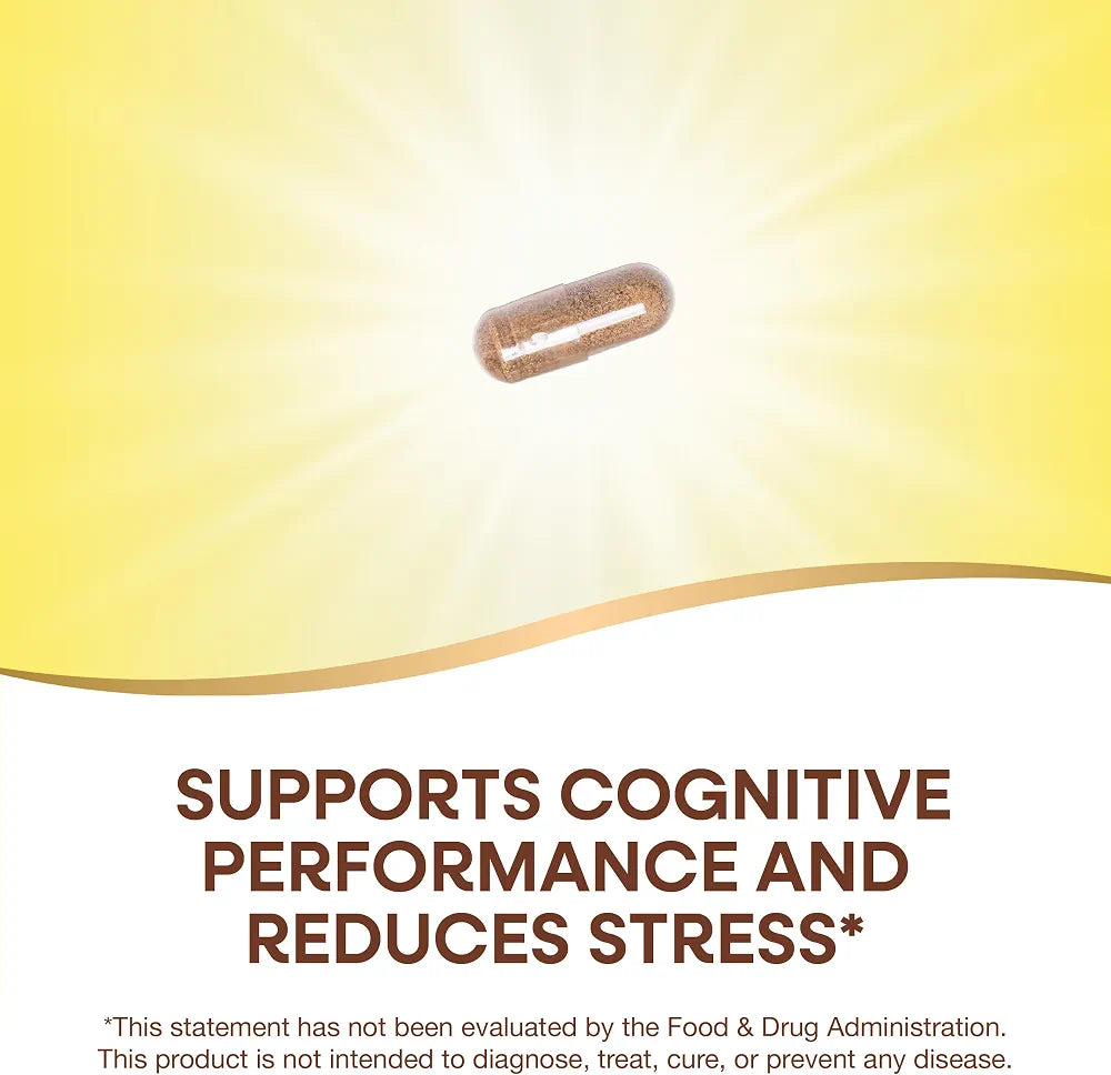 Nature's Way Clear Thinking Cognitive Performance*, Ashwagandha, Reduces Stress and Supports Cognitive Performance*, 40 Capsules