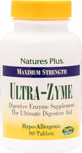 NaturesPlus Ultra-Zyme - 90 Tablets - Enzyme Supplement to Support Healthy Digestion - Gluten Free - 45 Servings